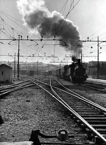 Historischer Dampfzug in Italien