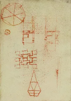 Renaissance Baroque Periods Drucke: Triangles, circles and squares