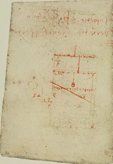 Renaissance Art Sketches Drucke: Various notes and sketches, writings from the Codex Forster III