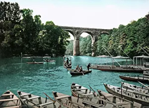 River Course Scenery Drucke: The viaduct of Gorlitz