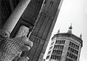 View of the Baptistry of Parma