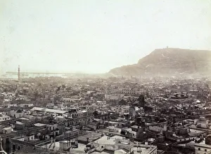 Barcelona Panorama Drucke: View of Barcelona