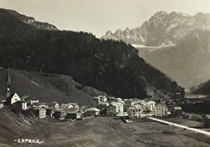 Christian Architecture In Italy Drucke: View of Caprile