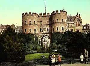 German Medieval Castles Drucke: View of a castle of Cologne