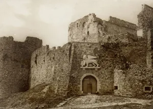 Medieval European Architecture Styles Drucke: View of the Castle of Gorizia