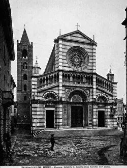 Ansicht der Fassade der Kathedrale in Grosseto