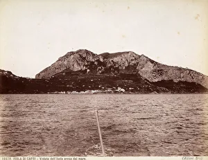 Rocky Coastline Images Drucke: View of the Isle of Capri