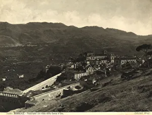 Sicilian Landscape Photography Drucke: View of Monreale with the Conca d'Oro