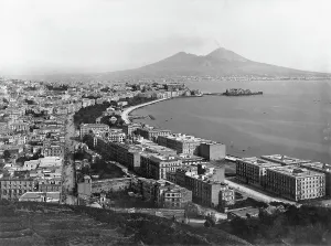 Neapel Drucke: Panorama von Neapel