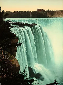 Natural Elements And Phenomena Drucke: View of the Niagara's Falls