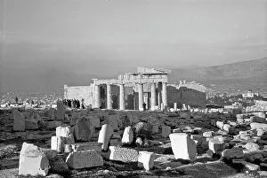 Parthenon Athens Drucke: View of the Parthenon, Athens