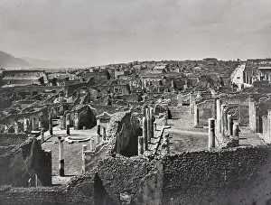 Pompeii Ancient City Drucke: View of Pompei