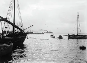 Panorama des Hafens von Triest