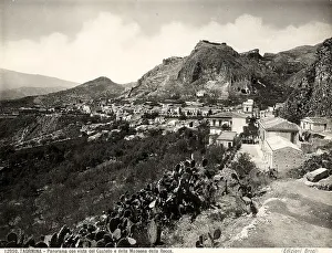Taormina Landscape Drucke: View of Taormina