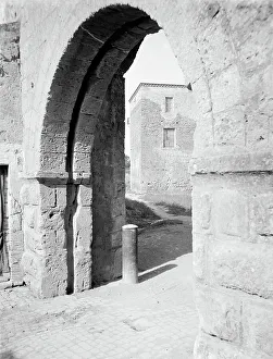 Italian City View Drucke: View of Tarquinia