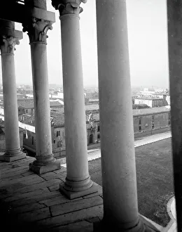 Middle Ages Europe Drucke: View from the Tower of Pisa