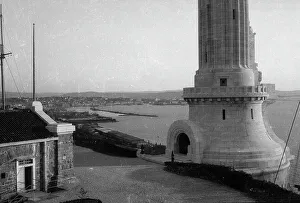 Panorama von Triest vom Faro della Vittoria