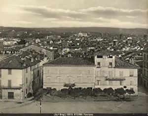 Italian Architecture 1900s Drucke: View of Viterbo