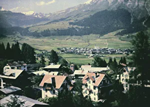 Austrian Countryside Landscape Drucke: Waldhauss, Austria