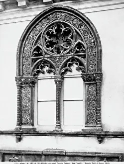 Renaissance Baroque Periods Europe Drucke: Window with two lights in the Tabassi Palace, Sulmona
