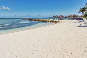 Aruba Beach Drucke: Aruba, beach scene