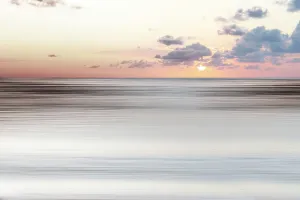 Tropical Beach View Drucke: Aruba, Sunset Scene