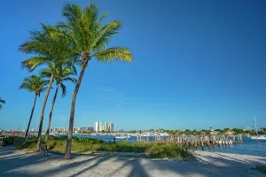 Florida, Nordpalmbeach, Palm Beach County und Peanut Island