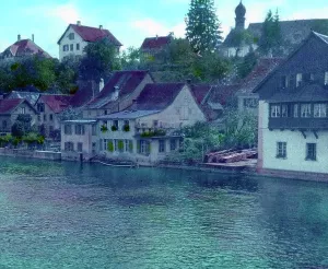 Lake Constance Village Drucke: Bodensee