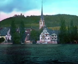 Lake Constance Village Drucke: Bodensee