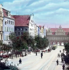 Das Grüne Tor in Danzig, um 1920.
