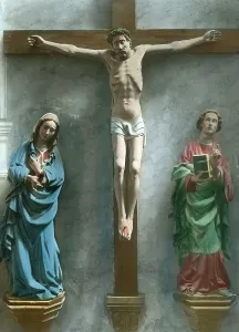 Kreuzigungsgruppe in der St. Marien Kirche in Danzig