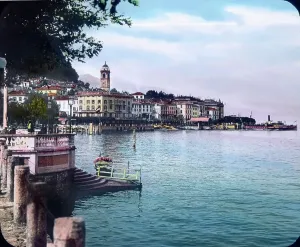 Italian Mediterranean Coastline Drucke: Der Comer See
