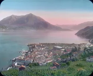 Lake Como Panorama Drucke: Der Comer See
