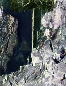 Die Hermannshöhle im Rübeland im Harz.