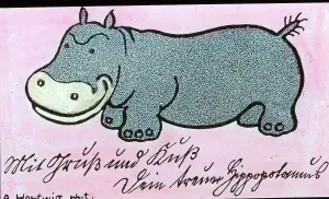 Carl Simon Illustration Drucke: Elefantengeschichte