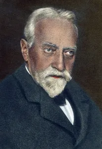 Gustaf Kossinna, deutscher Archäologe und Professor an der Universität Berlin.
