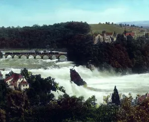 Swiss Landmark Drucke: Gotthard Simplon Bahn