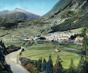 Swiss Alps Railway Drucke: Gotthard Simplon Bahn