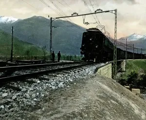 European Rail Transport Drucke: Gotthard Simplon Bahn
