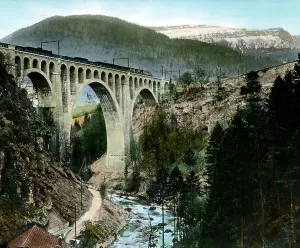 European Train Travel Drucke: Gotthard Simplon Bahn