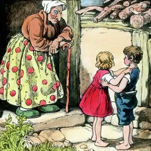 Hansel And Gretel Illustration Drucke: Marchen Märchen