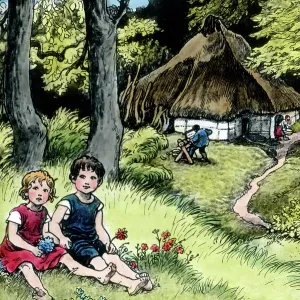 Hansel And Gretel Illustration Drucke: Marchen Märchen