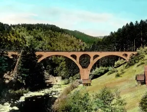 German Railway Bridge Drucke: Schwarzwald