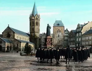 Nikolaikirche Germany Drucke: Thuringen Thüringen