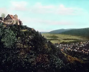 Greifenstein Castle Ruins Drucke: Thuringen Thüringen