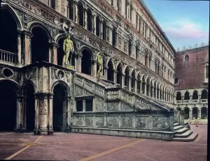 Die Riesentreppe des Palazzo Ducale in Venedig