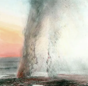 Hot Spring Iceland Drucke: Vulkanismus