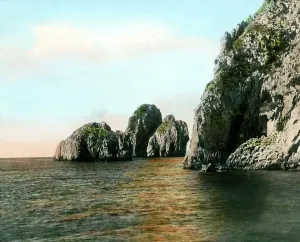 Mediterranean Coastal Landscape Drucke: Vulkanismus