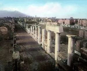 Roman Temple Ruins Drucke: Vulkanismus