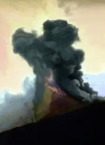 Mount Etna Eruption Drucke: Vulkanismus